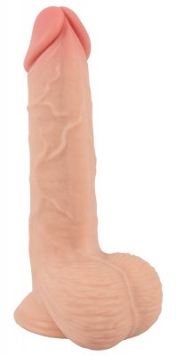 Upplev handsfree-nöje med Nature Skin Realistisk Dildo 18,7 cm. Dess verklighetstrogna beige utseende och ådrade struktur gör att den kan stå upprätt och ger en autentisk touch.