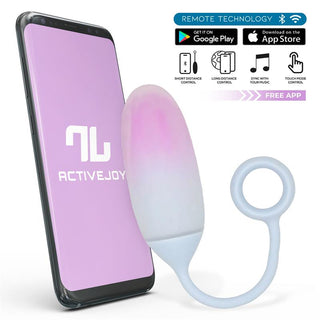 Upptäck det appstyrda IntoYou Vibratorägg med den vattentäta ActiveJoy-appen. Den paras ihop med en trådlös kapsel med ett öglehandtag och är nu tillgänglig på Google Play och App Store.
