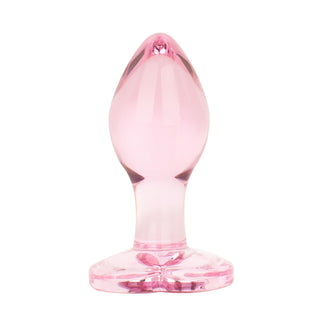 Heart Shaped Glass Buttplug 7 cm