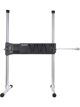 Hismith Premium Pro Servok Sexmaskin är en elegant och funktionell svart- och silvermaskin med KUMTH-märke. Den har det anpassningsbara KlicLok-kopplingssystemet, två långa handtag och en central mekanism för att enkelt dra växlar eller lager.