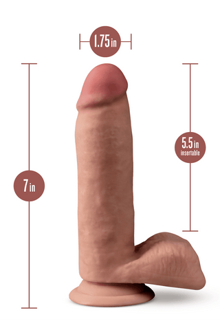 Flexibel dr skin dildo 7 inch