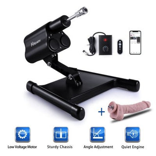 Hismith Premium Sexmaskin 3 - APPの画像。調整可能なフレーム、アタッチメント、リモコン付きで、appstyrdを使って操作も簡単です。.