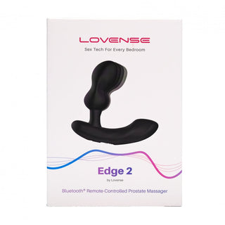 Förbättra din njutning med Lovense Edge 2 - Prostata Vibrator. Denna Bluetooth-fjärrstyrda enhet integreras med Lovense-appen för en anpassningsbar, handsfree-upplevelse.