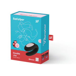 Avslöja den turkosa Satisfyer Double Joy, en appstyrd sexleksak med Bluetooth, som erbjuder dubbel stimulering och appanslutning för en skräddarsydd upplevelse.