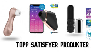 Bästa Satisfyer-modeller 2026 – urval av lufttrycksvibratorer hos Taboo