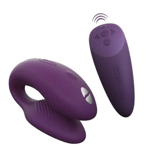 Lila parvibrator i silikon med fjärrkontroll och flera vibrationslägen