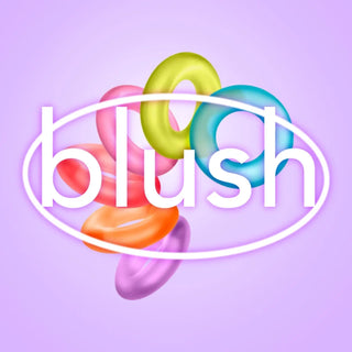 Blush färgglada penisringar i mjukt silikon