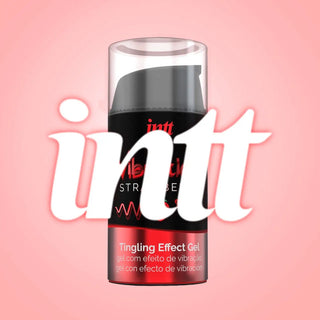 Intt Vibrating Gel Strawberry – stimulerande gel med vibrationseffekt