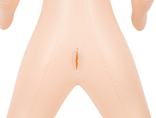 En persons skinkor med ett hål, liknande funktionerna på Transdocka Med Dildo.
