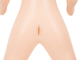En persons skinkor med ett hål, liknande funktionerna på Transdocka Med Dildo.