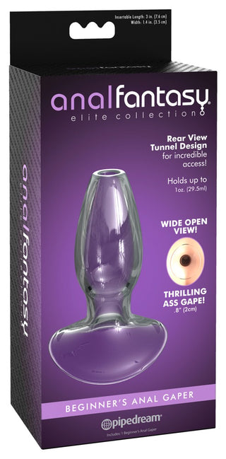 Ihålig Glas Buttplug är perfekt för äventyrliga nybörjare och erbjuder idealisk anal stimulering med sin ihåliga design och nybörjarvänliga storlek.
