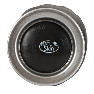 Nature Skin Big Vibe, 23 cm, svart bas med metalliskt silverfärgad kant, realistiskt hudliknande material, flera vibrationslägen.