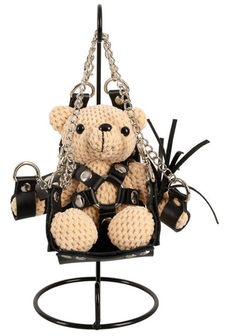BDSM Nalle i Mini-Gunga är en nalle klädd i svarta läderremmar och kedjor, sittande på en mini-gunga - en riktig samlarfavorit.