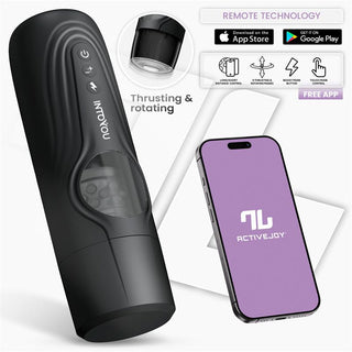 IntoYou Egor Appstyrd Masturbator med ActiveJoy-appen ger appstyrd och långdistansfunktion, samt nedladdningsalternativ för maximal njutning via smartphone.