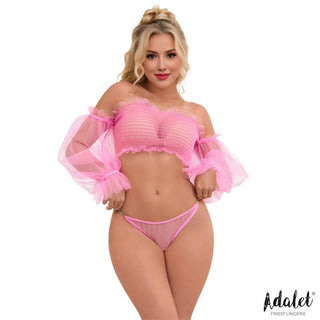 Underklädeset ”Pink Adalet Melanie BH” med mjukt tyg och detaljerad design, fotograferat mot en enfärgad vit bakgrund.
