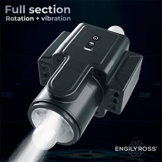 Engily Ross's Cumera Camera Masturbator är en svart högteknologisk gadget med helsektionsrotation, intensiva vibrationer och en ljusstråle.