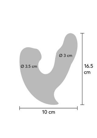 Vibrator med tredobbelt funktion