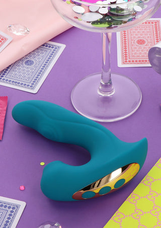 Vibrator med tredobbelt funktion