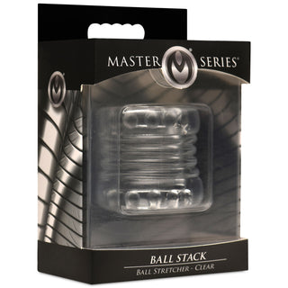 Transparent Ball Stretcher XR har en klar design med en texturerad insida, perfekt för orgasmfördröjning och ökad njutning.