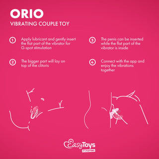 Orio App-gesteuerter Paarvibrator