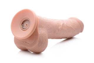 Sprøjtende dildo med vibration