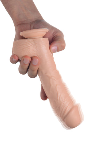 Sprøjtende dildo med vibration