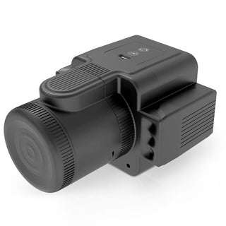 Cumera Camera Masturbator, en elegant svart digitalkamera, har en stor lins och intuitiva toppknappar för en upplevelse med intensiva vibrationer.