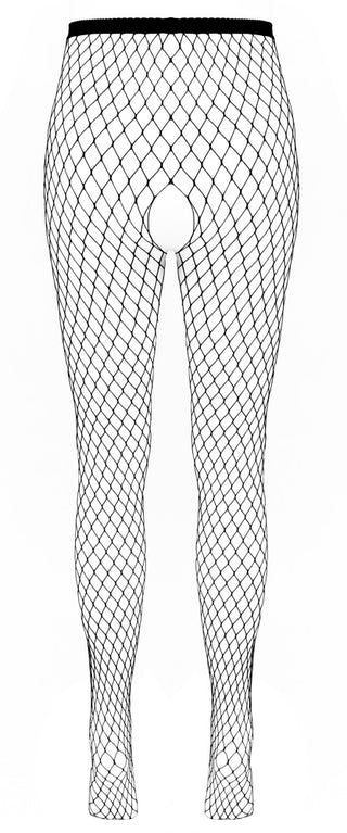 Crotchless Nätstrumpbyxor