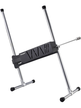Hismith Premium Pro Servok Sexmaskin har en hopfällbar design med en silvermetallram och svarta gummerade stöd, med hjälp av KlicLok-kopplingssystem för säker hopfällning, med en central svart panel och vikbara armar för kompakt förvaring. Lämplig för olika stränginstrument.