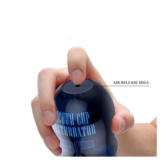 Pretty Love Masturbator Mouth vakuumkopp, rosa och vit silikon design med synligt topp luftutsläppshål.