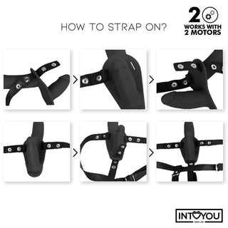 Jordan Dubbel Strap-On Vibrator