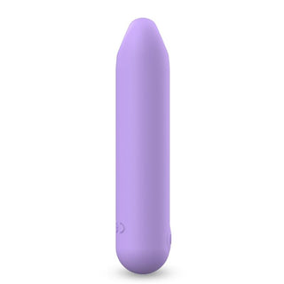 Sulley Liquid Silikon Bulletvibrator är en lila, cylindrisk enhet med en mjuk struktur och lugnande vibrationsfunktioner.