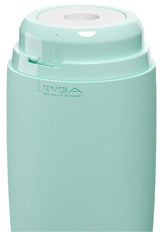 Tenga Puffy Masturbator Mint Grön är en mintgrön cylindrisk behållare med en vit topp med en mjuk silikon-design för att förbättra dess funktionalitet.