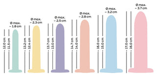 Six In A Row Dildo Set