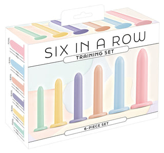 Six In A Row Dildo Set