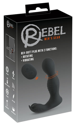 Vi introducerar förpackning för herrutrustning: RC Buttplug 2 Funktioner, en dubbelmotorisk analvibrator med roterande och vibrerande kapacitet, med en fjärrkontroll för förbättrad prostatastimulering och ultimat anal njutning.