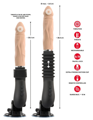 RC Fucking Machine Thrusting Vibrator