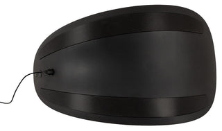 Vibepad RIDE ON är en svart, oval elektronisk enhet med två högtalargaller och en strömkabel på sidan, utformad för diskret handsfree klitorisstimulering.