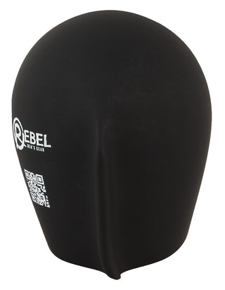 Vibrerande Ollon Masturbator har Rebel Mens Gear-logotypen och en QR-kod - perfekt för uthållighetsträning, oavsett om du kopplar av hemma eller söker extra stimulans.