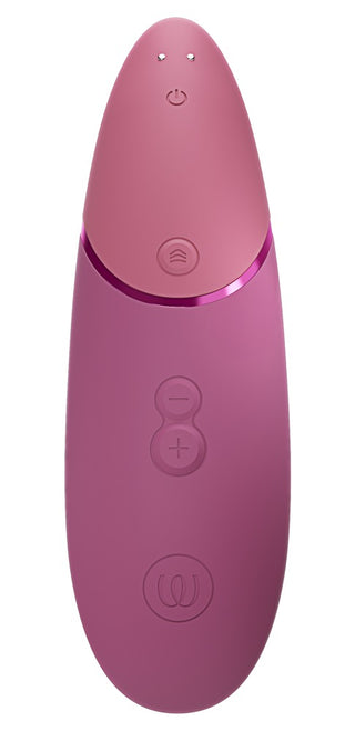 Pink Womanizer NEXT Sensual Collection vibrator med flera knappar, slät yta och strömlinjeformad design.