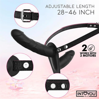 Jordan Dubbel Strap-On Vibrator