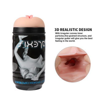 SHEQU Classic Vaginamasturbator är en manlig masturbator med vaginaformad onanihylsa och realistisk 3D-design som liknar en äkta vaginal öppning.