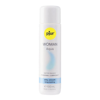 Pjur Woman Aqua 100ml är ett vattenbaserat glidmedel särskilt framtaget för kvinnors känsliga hud.