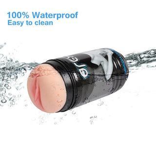 SHEQU Classic Vaginamasturbator är 100% vattentät och lätt att rengöra, med en vaginaformad hylsa för en realistisk upplevelse.