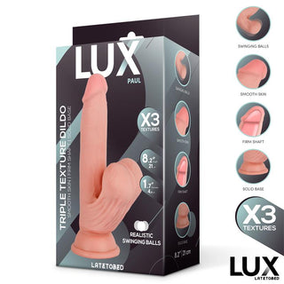 Dildo med Svängande Kulor 21 cm