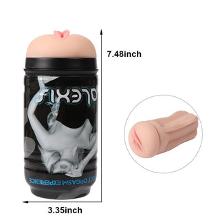 SHEQU Classic Vaginamasturbator är en manlig masturbatorkopp med realistisk känsla och vaginaformad onanihylsa, med måtten 7,48 x 3,35 tum.
