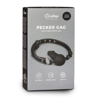 Utforska Ballgag med Dong från EasyToys Fetish Collection. Tillverkad av mjuk silikon, denna Box of Pecker Gag säkerställer en perfekt passform och ger en lekfull twist till dina äventyr.