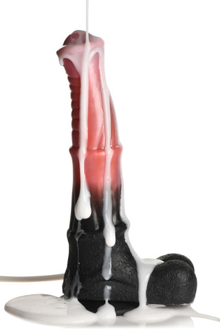 Centaur Explosion Squirting Dildo, designad med en unik stövelform och en sugkoppsbas för handsfree-användning, erbjuder en innovativ twist till traditionella produkter.