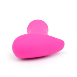 Rosa silikonplugg med sugkoppsbas kompletterar Lovense Ambi eller andra app-styrda vibratorer för förbättrade upplevelser.