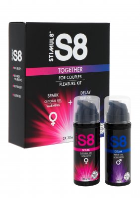 Vi presenterar S8 Kit, ett förtjusande parpaket som innehåller Delay Gel och Stimulerande Gel för en förbättrad upplevelse.